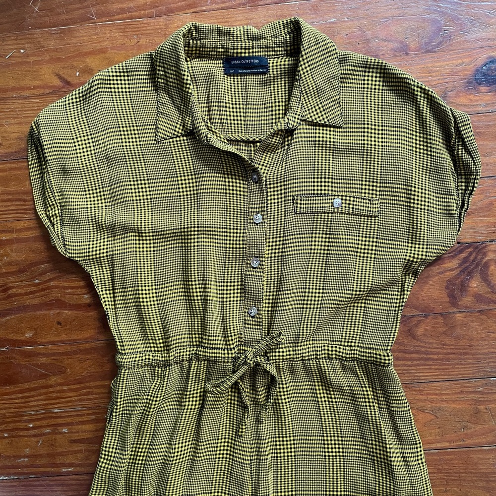 Yellow Plaid Jumper